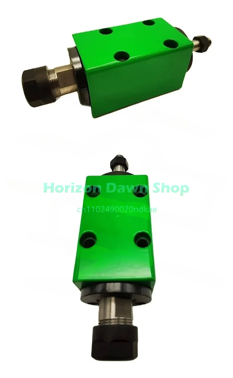 ER16 Hood Chuck Drilling Power Head 3000rpm Spindle Head 50mm Cutting Boring Milling Machine