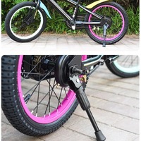 Kids Bike Kickstand Heavy Duty Parking Stand Foot Brace Support for Children Bicycle Side Mount 12 14 16 18 20 Inch Wheels