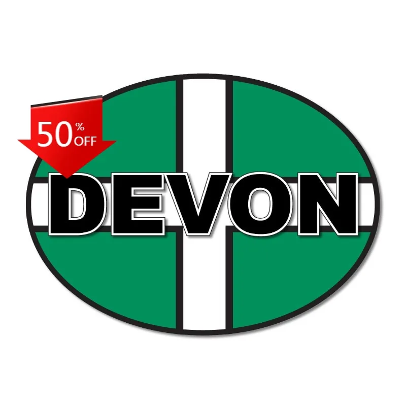 

Devon Oval Flag Car Van Decal Sticker Camper Bodywork Laptop Phone Guitar Yacht Laptop