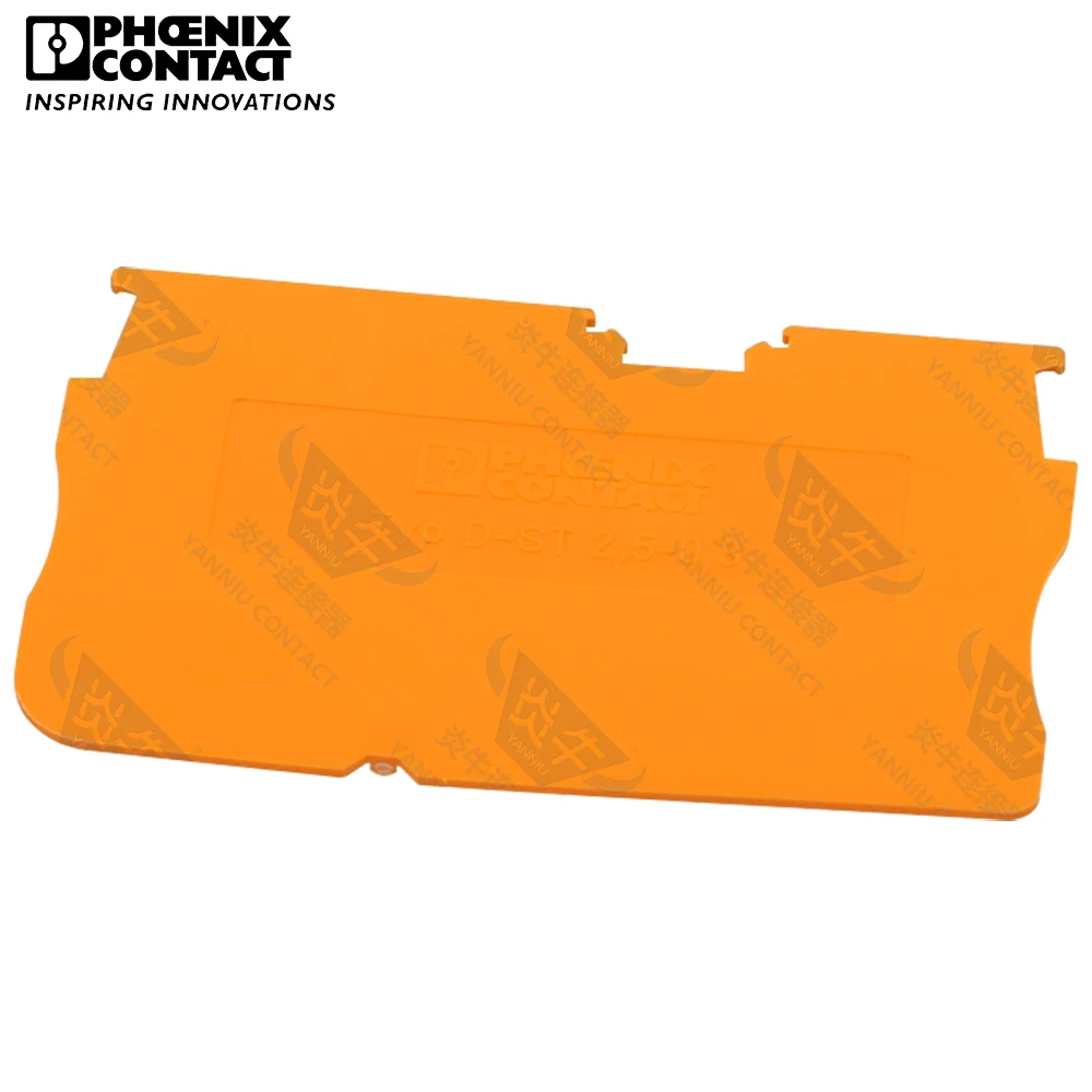 فينيكس الاتصال المكونات في الدين السكك الحديدية المسمار كتل طرفية D-ST 2.5-0.8 OG 3030511 الملحقات نهاية غطاء ل PT 2.5 3209510