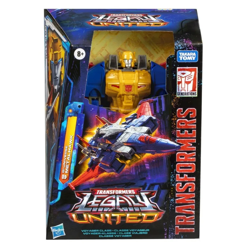 

Hasbro Transformers Legacy: United Voyager Class Super-God Masterforce Metalhawk Фигурки New Spot Goods