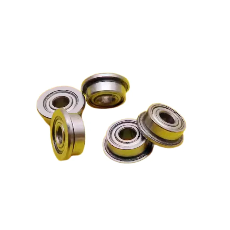 100pcs F682ZZ 2x5x2.3mm shielded flange deep groove ball bearings F682 F682Z F682-2Z 2*5*2.3 mm