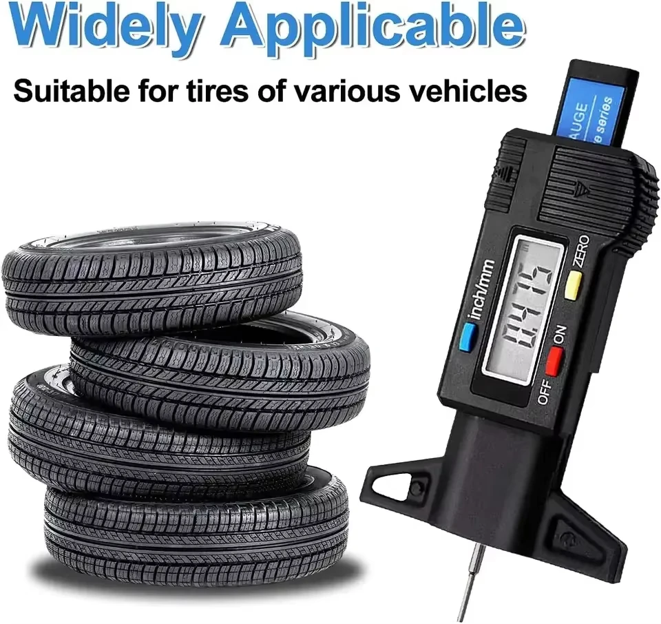 

Digital Car Tyre Tire Tread Depth Gauge Meter Measurer Auto Tire Wear Detection Tool For 0 - 25 MM Measuring Tool