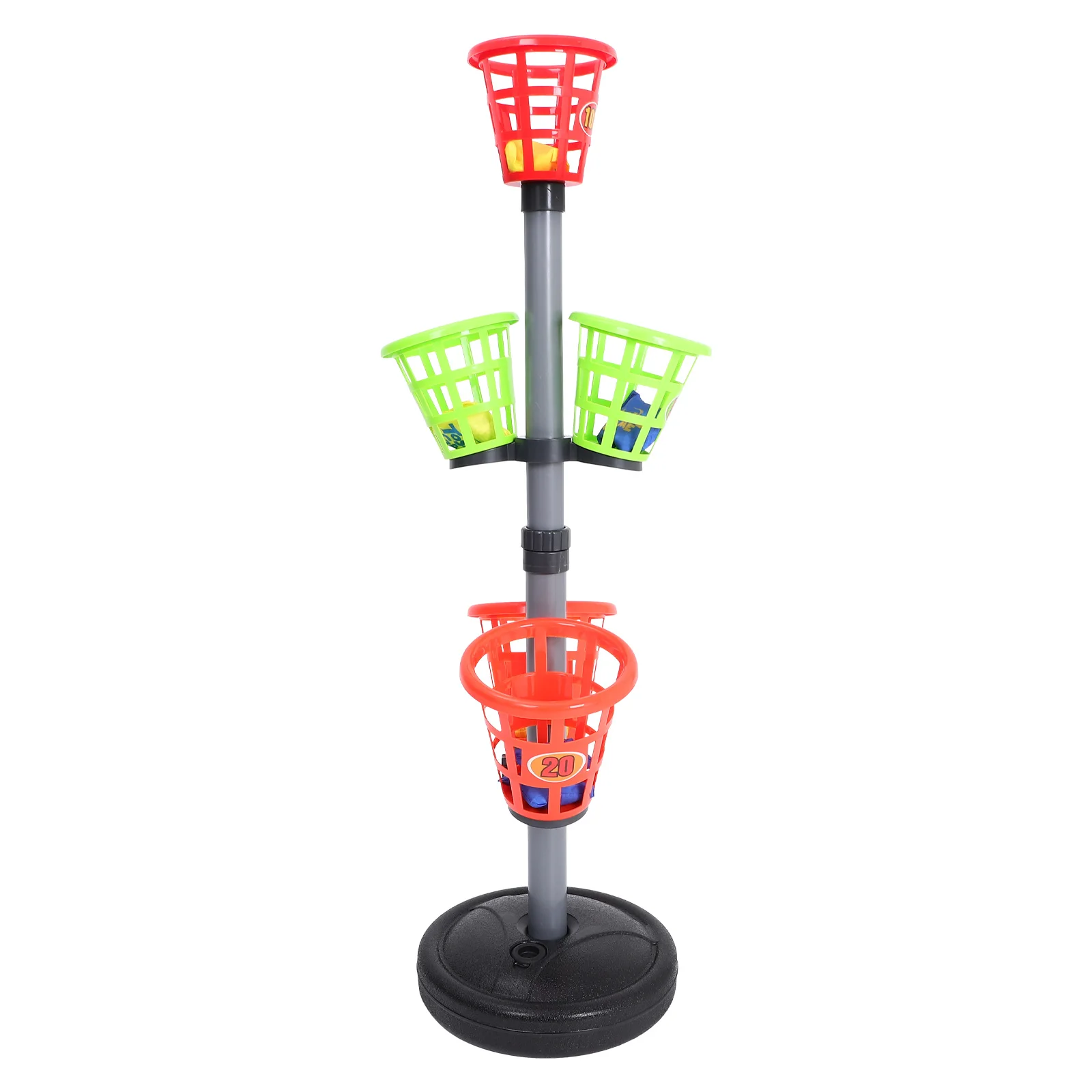 لعبة رمي كرة السلة على شكل حقيبة الرمل للأطفال والكبار في الأماكن المغلقة والخارجية، دلو رمي الهدف، المهارات الحركية التعليمية #2