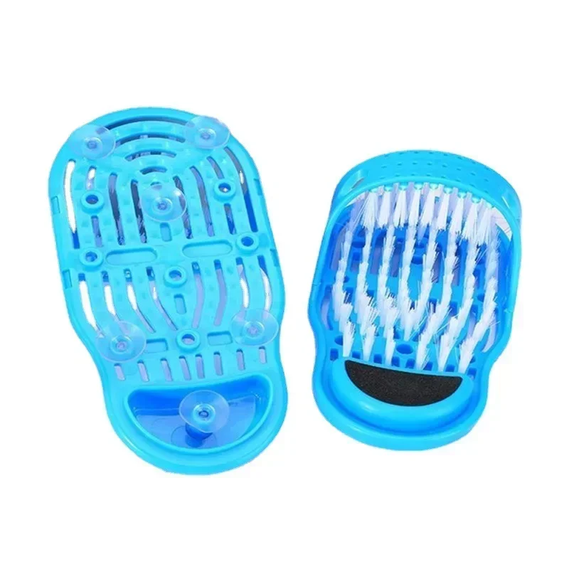 

Shower Foot Scrubber Massager Cleaner Spa Exfoliating Washer Wash Slipper Tools Bathroom Bath Foot Brushes Remove Dead Skin 1PC