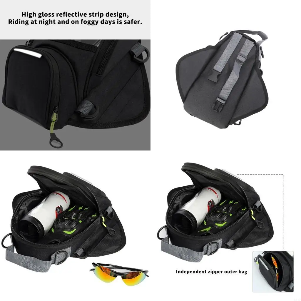 6XDF Motorcycle Riding Pack With Multiple Pockets And Touch Control Phone Pocket