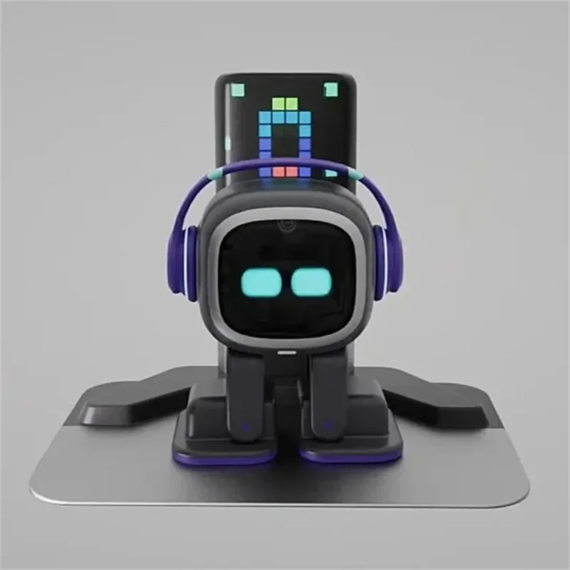 EMO Robot Electronic Smart Voice Interaction AI Desktop Wireless Charge Emotional Companion Pet for Adults and Children Gifts