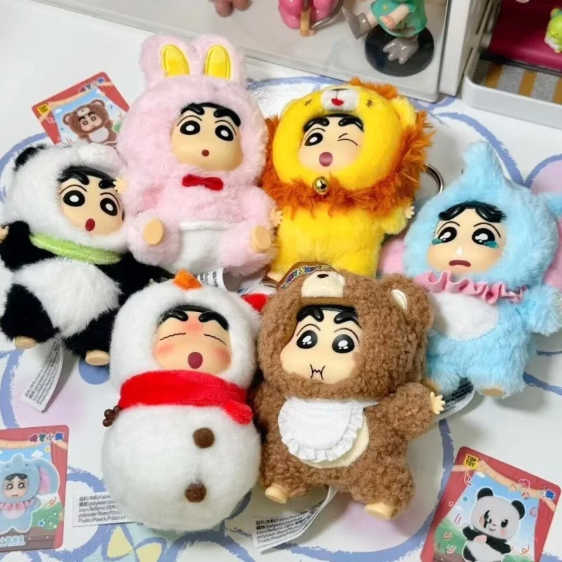 

Genuine Crayon Shin Chan Forest Theater Series Vinyl Blind Box Collectible Figure Toy Cute Keychain Gift For Anime Fans