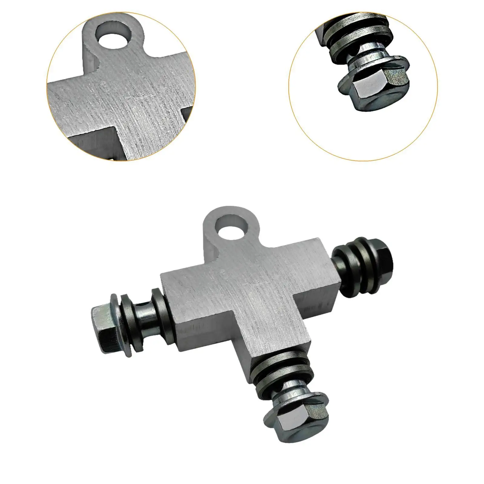 Hydraulic Brake Oil Line Tee M10 T Shape Brake Tee Fitting Beach Kart Brake Hose ATV Sand Accessories Replace Part Motorcycle