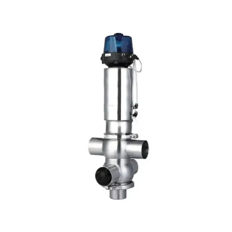 Food Grade High Performance Pneumatic Actuator Reversing Valve Stainless Steel Mix Proof CE Certified DN25-DN100 SANGTIANS