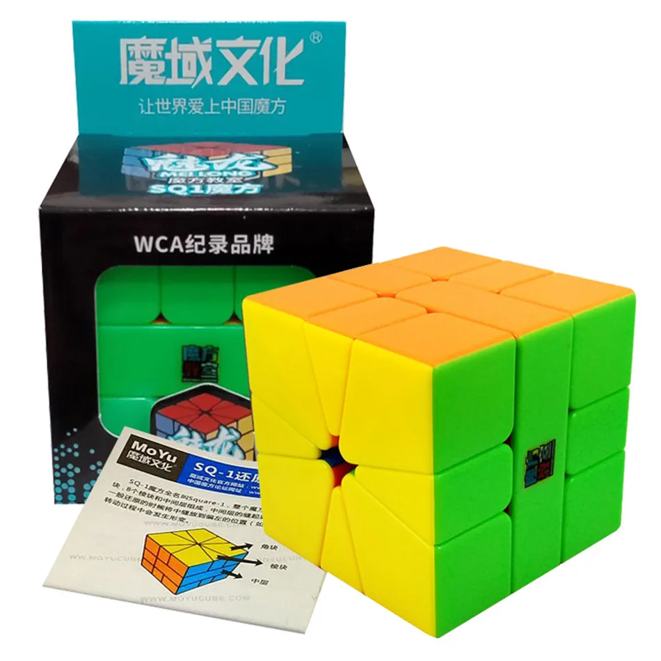 MoFangJiaoShi Speed Magic Cube Puzzle, brinquedo educativo para crianças, MoYu Meilong, Square-1, SQ1, SQ1, SQ-1, 3X3X3