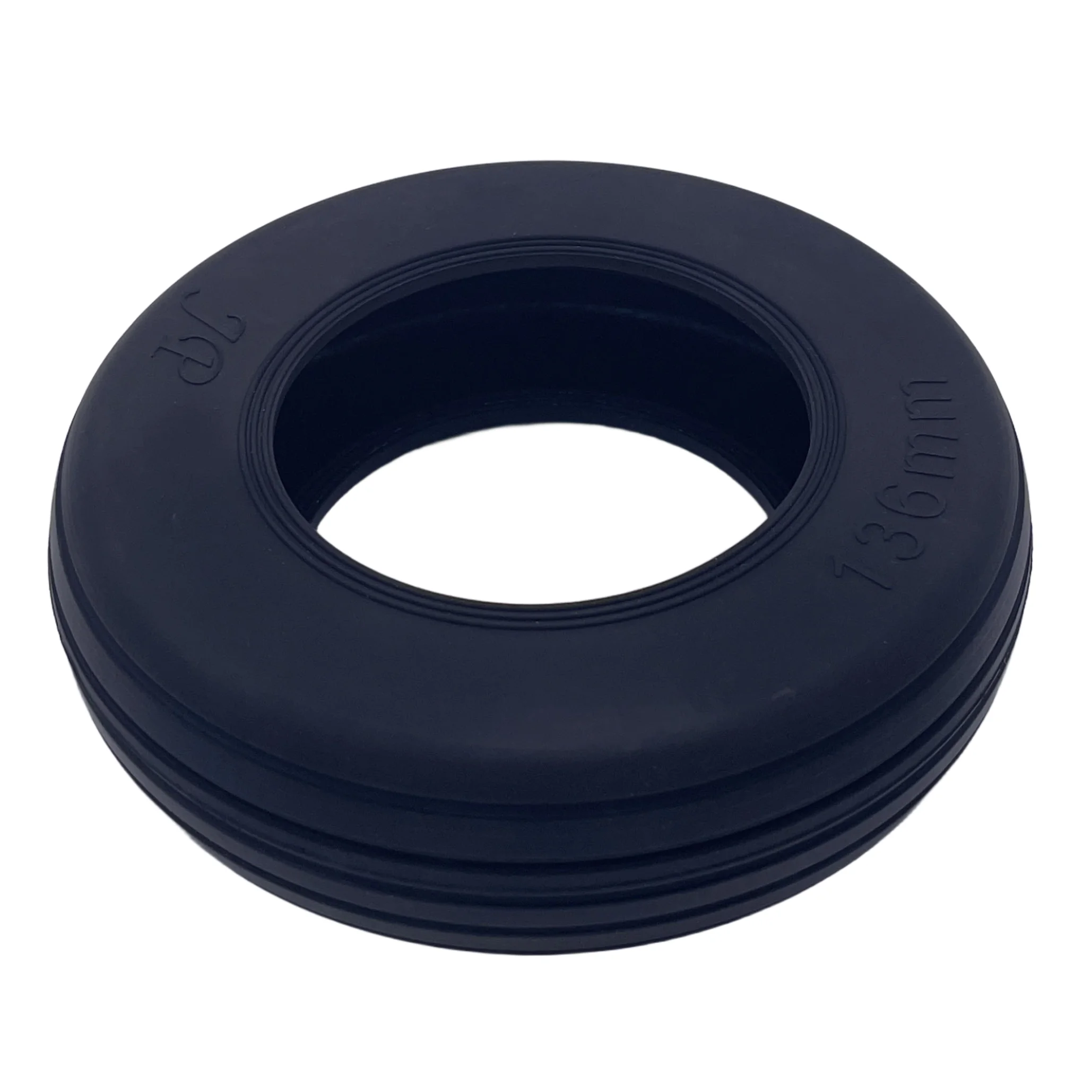 Roues de frein modèle RC 136mm pour avion, pneus en caoutchouc durables avec moyeux en aluminium, accessoires de train d'atterrissage pour échelle 1/5 1/6