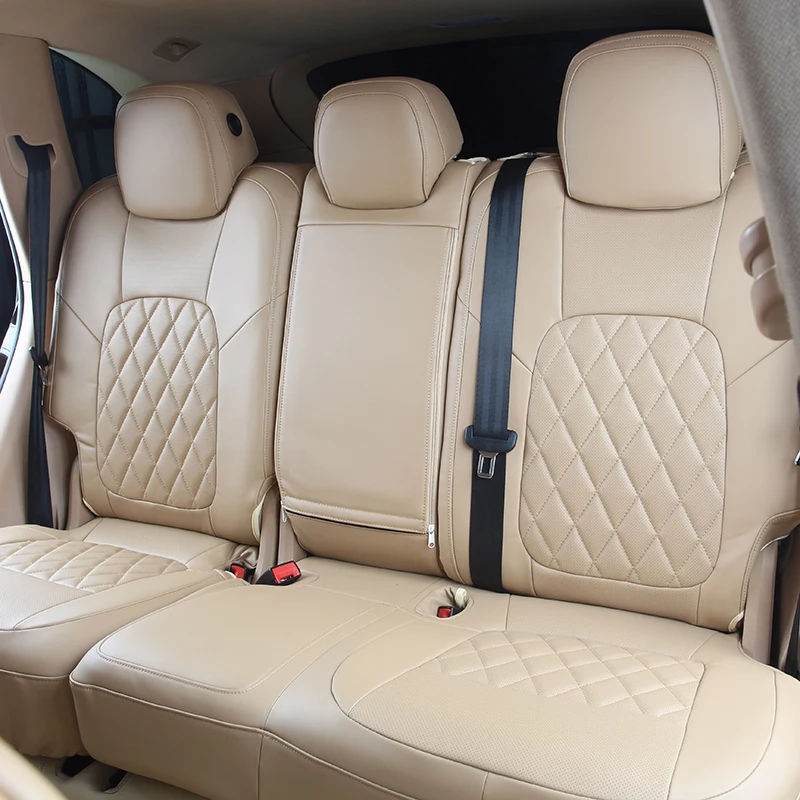 OEM Style Custom Fit Nappa Texture Faux Leather Car Seat Covers Full Set, Eco-friendly Fit For Toyota Ford GMC Chevrolet