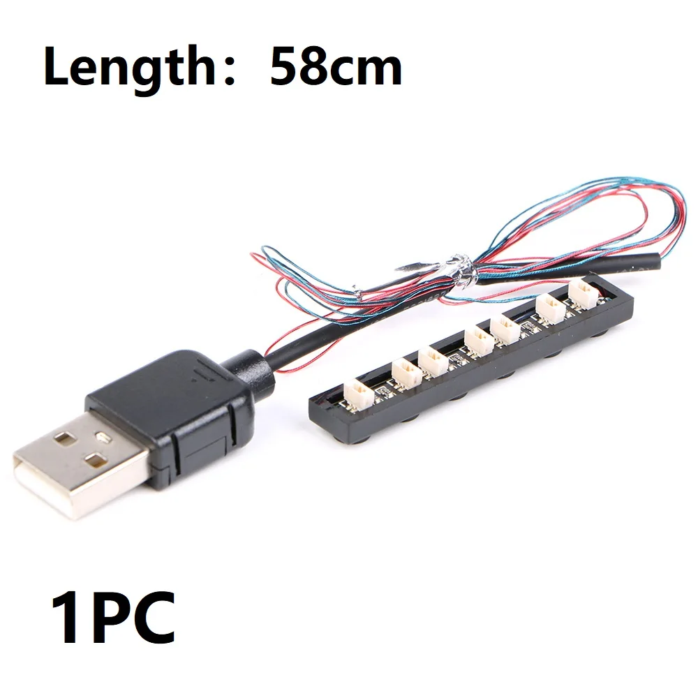 Hprosper LED Light For Lego Accessories 0.8 MM 2 Pin Interface Expansion Board Compatible With Building Blocks Model
