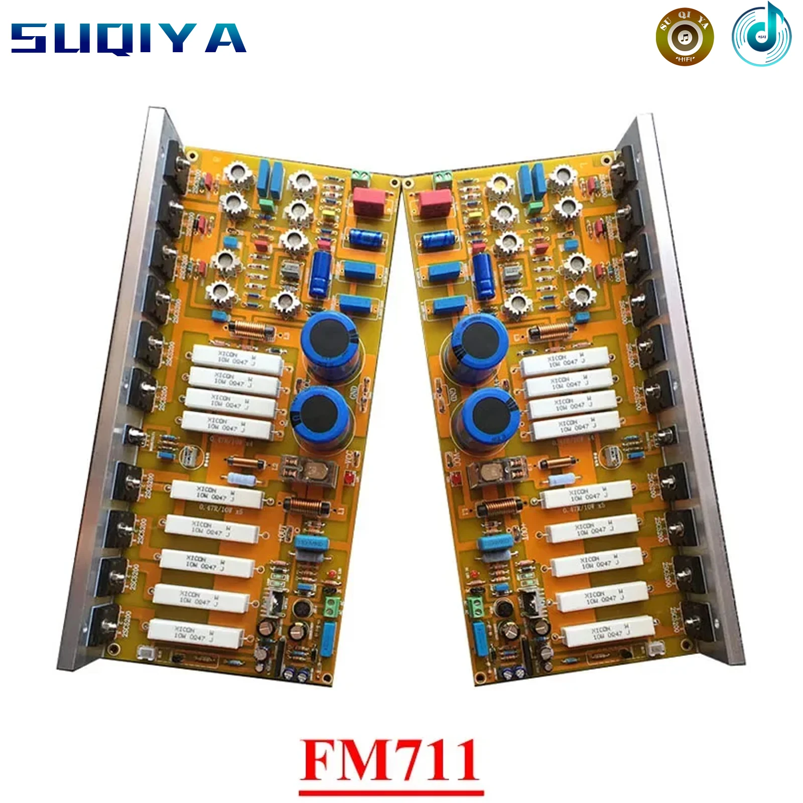 

FM711 Power Amplifier Board RCA Single End Input High Power Sound Exquisite HIFI Audio Amplifier Board