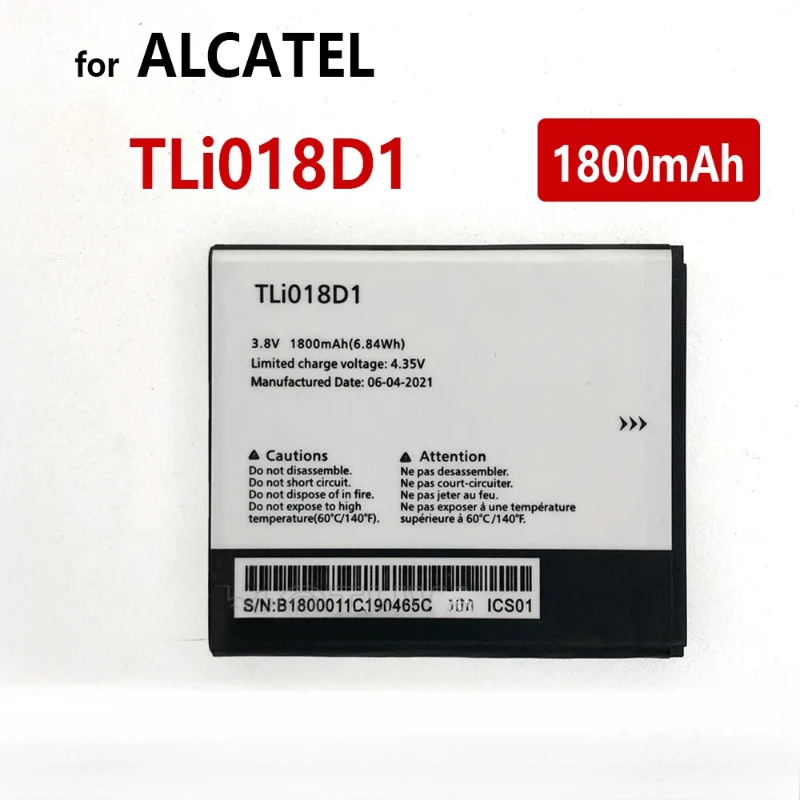 Tli018d1 tli017c1 TLI014A1 tli009aa baterie pro ALCATEL 5038E D5 V696 OT5017 j310 121 OT 4010 4010D 4030/D