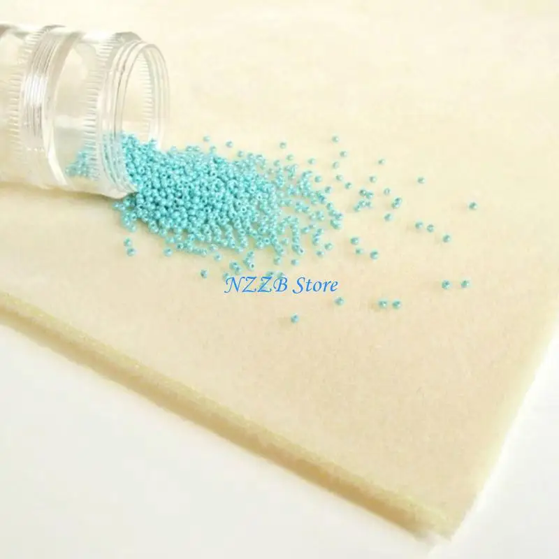 

T21F Set of 2 Comfortable Hand Cushion Bead Pads Non Slip Jewelry Pads for Beading