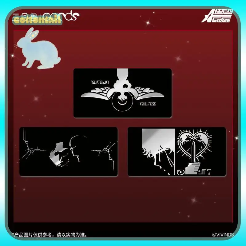 

Original Alien Stage Karmic Angel Series Metal Badge Sua Luka Anime Peripheral Ornament Collect Toys Girls Gift