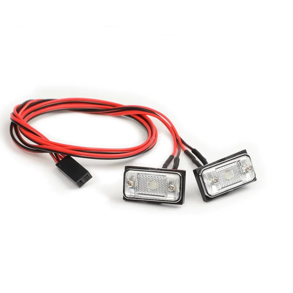 Carro de controle remoto RC retangular sinal de volta luz lateral TRX4 SCX10 caminhão trator # R001Y/R