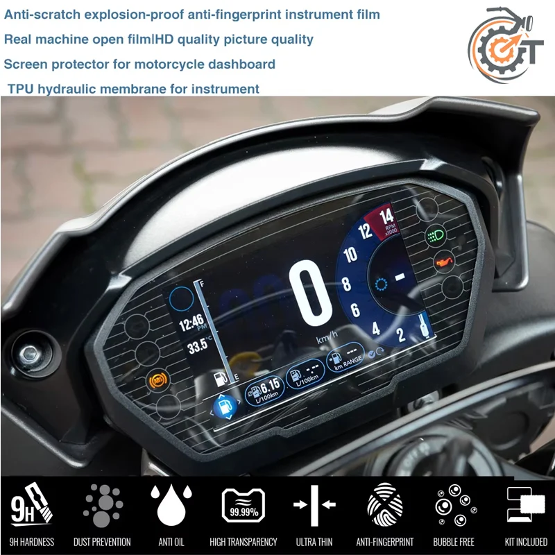 Motorcycle Cluster Scratch Protection Film Screen Protector For Triumph Tiger 800 850 1200 DAYTONA 765 Speed Street Triple R RS