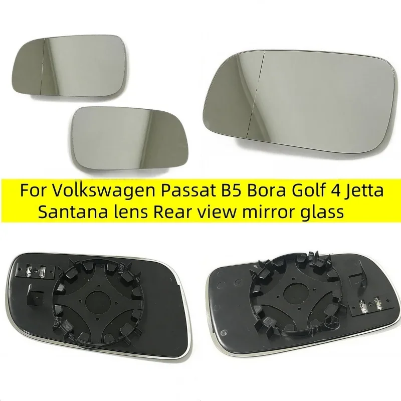 For Volkswagen Passat B5 Bora Golf 4 Jetta Santana Lens Rear View Mirror Glass Car Left/Right Side Heated Mirror Glass