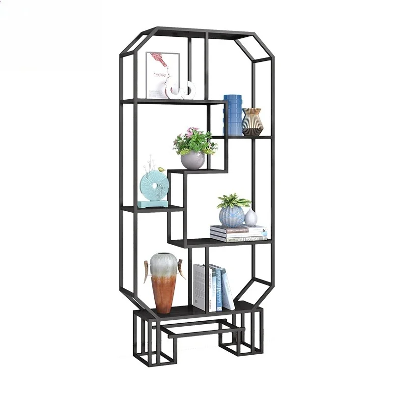 

Display cabinet Duobao Pavilion partition simple living room bookshelf tea storage shelf grid