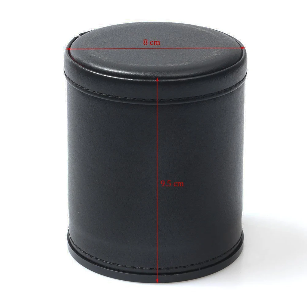 

Leather Trumpet Flannel Dice Cup Lightweight Bar Party Dice Cup with Dices KTV Entertainment Game Playing Elements