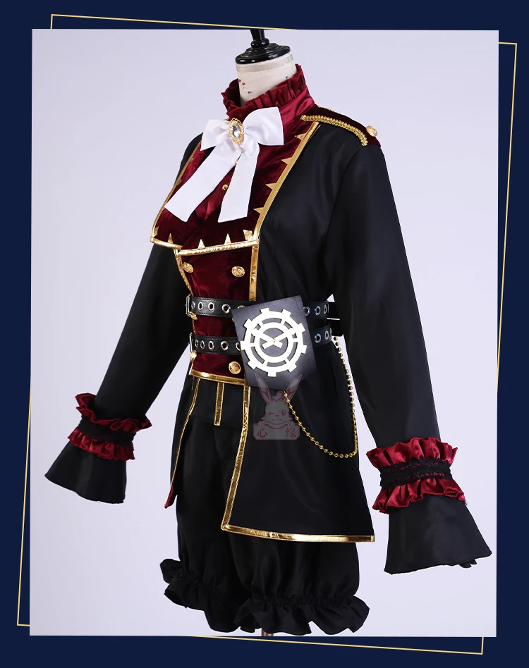 Ensemble Stars Cosplay Costume avec Perruque, OwElegant Uniform, Stage Singing Clothes, Halloween RolePlay Imbibé, Valkyrie, Nito, Nazuna