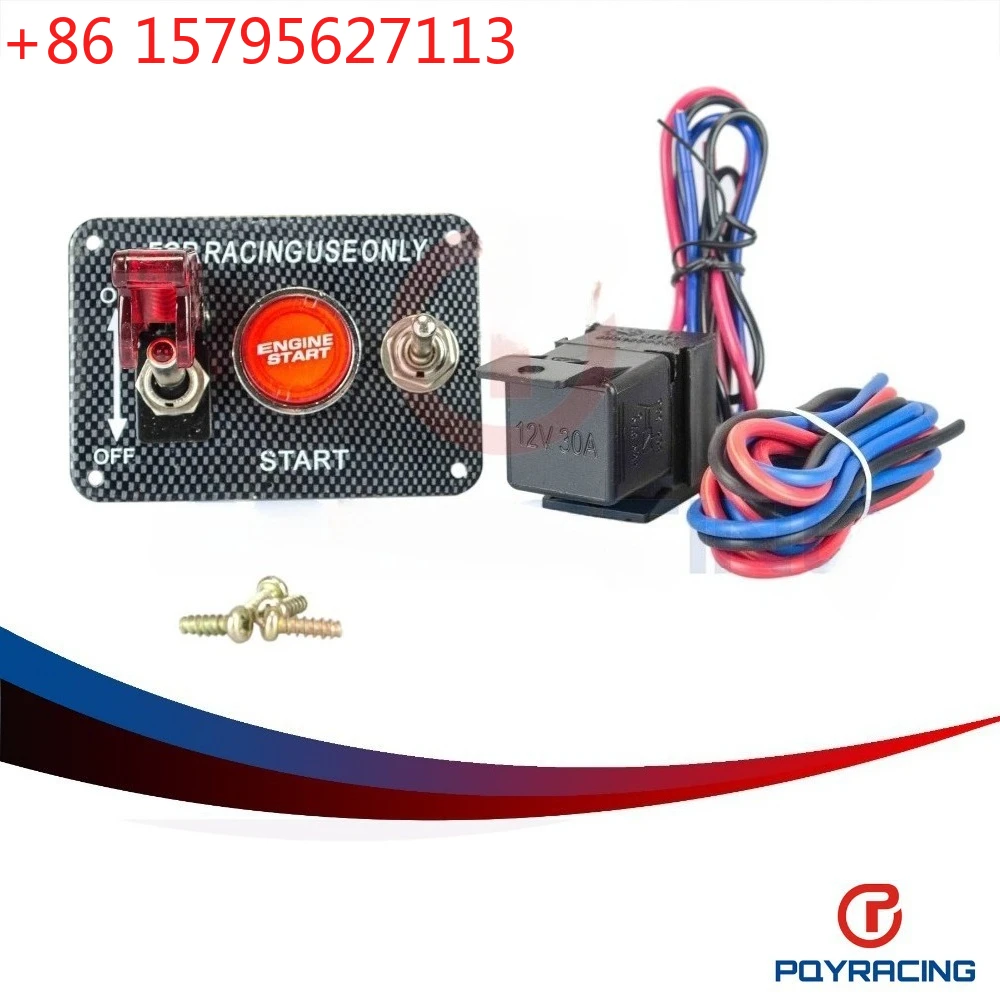 Modified auto parts car engine start button electronic switchgear with accessories