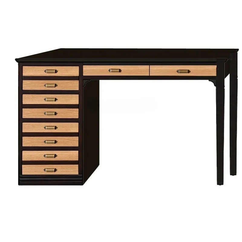 

Стол в китайском стиле из цельного дерева в стиле ретро, стол в американском стиле, французский компьютерный супер длинный стол, офисная мебель