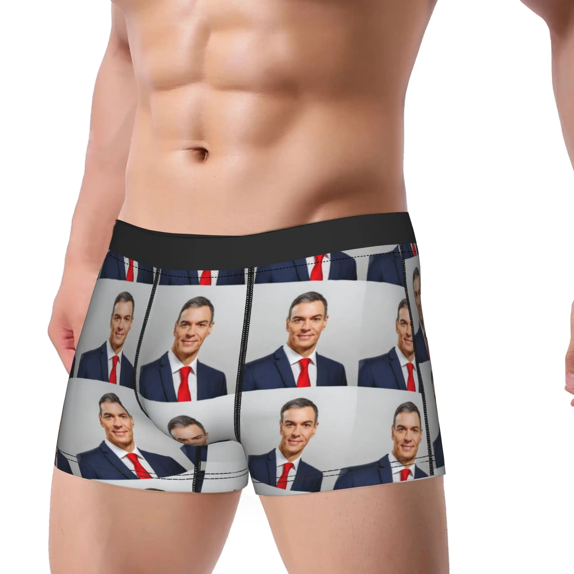 Pedro Sanchez Underwear  Comfortable Underpants Custom DIY Shorts Briefs For Man Pouch Plus Size Boxer Shorts