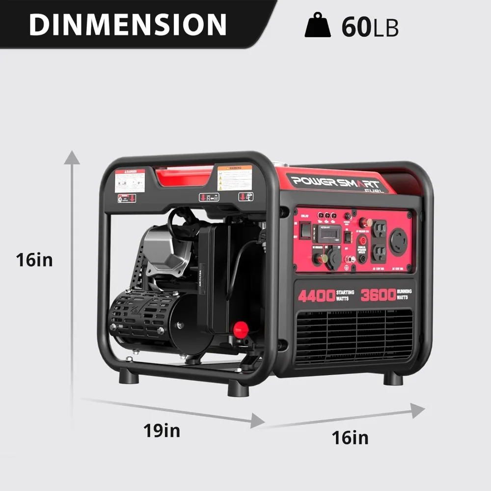 Generator Portabel 4400-Watt dengan Teknologi Inverter, RV Ready, DL5040