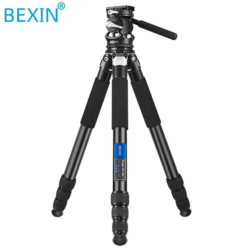 RA334 hot selling aluminum alloy Large portable professional version Vlog video phone camera holder tripod For DSLR Camer