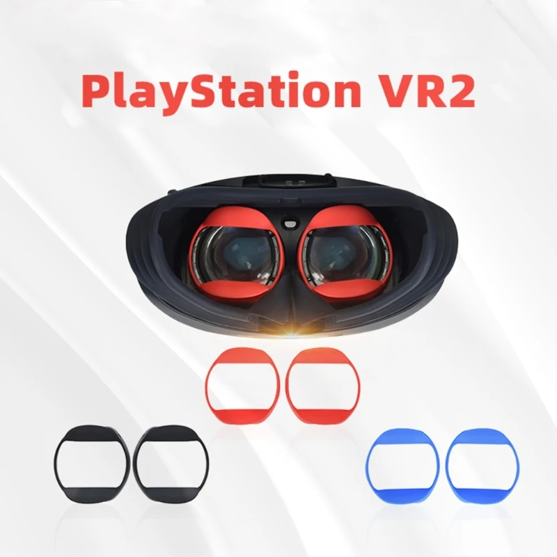 

Glasses Lens Cover Sleeves for PS VR2 Headset Anti-scratch Eye Cover Eye Pads Soft Cover Completely Protective