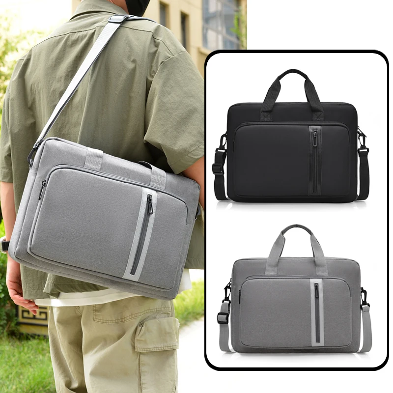 

Men Crossbody Bag Large Capacity Laptop Briefcase Handbags Casual Business Commuting Shopping Travel Shoulder Bag Sling Backpack