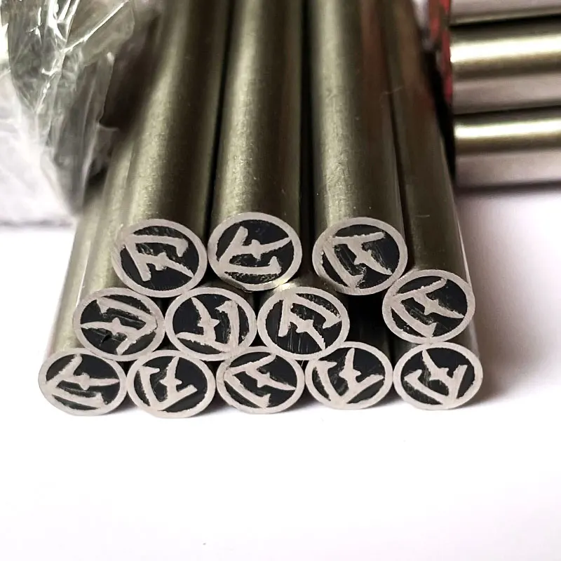 6mm Customized Mosaic Pin Rivet for Knife Handle Decorative Resin Filling Mosaics Rivets Nail Stainless Steel Tube Length 60mm