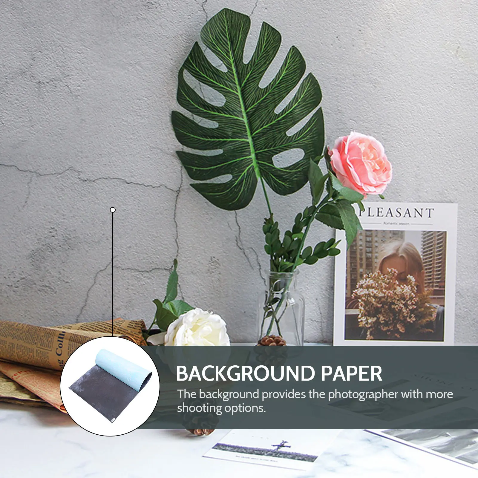 

1Pcs Double-Sided Photo Backdrop Paper Durable Photography Background Prop Suitable for Professional and Amateur Photoshoots