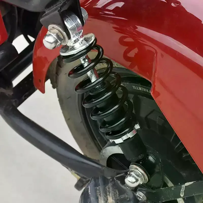 2pcs Spring Shock Absorber Universal Electric Bicycle: Refitting E-Bike Motorcycle Simple Version Rear Shock