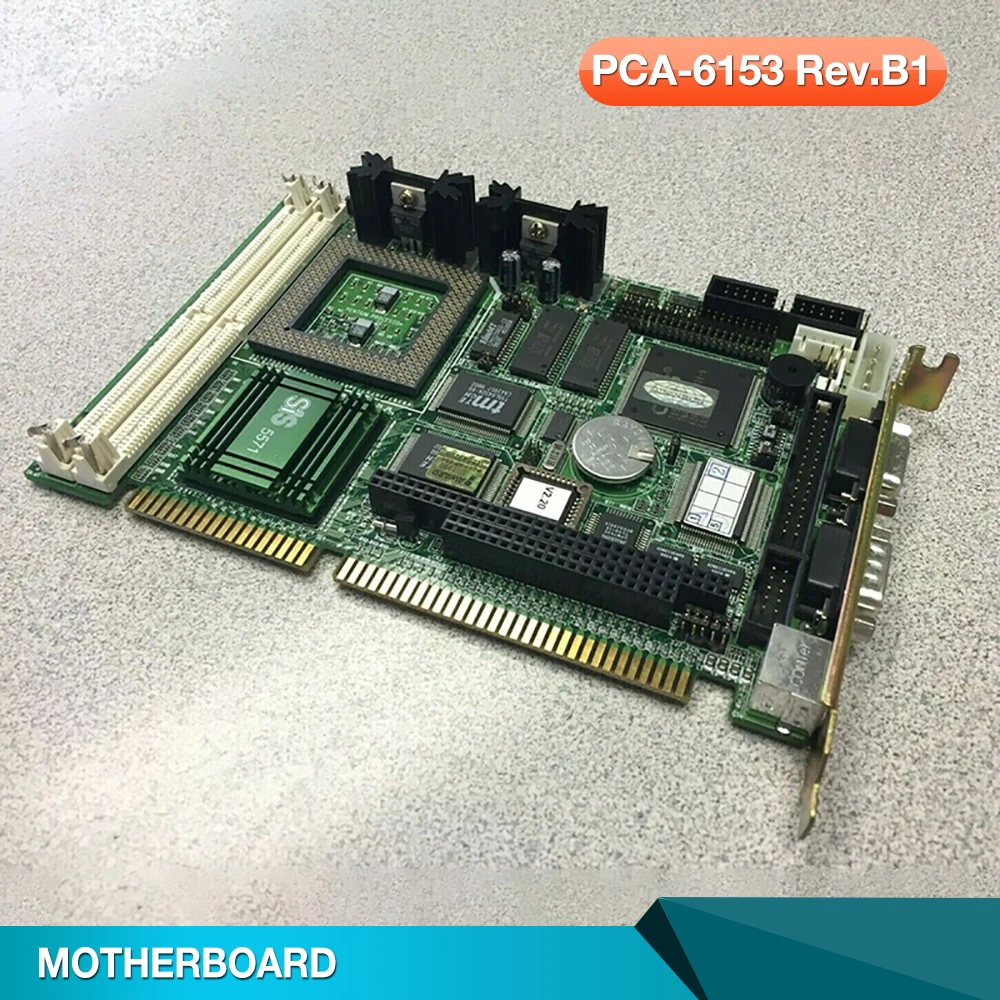 Industrial Control Panel Half Length Work Control Motherboard For Advantech PCA-6153 Rev.B1