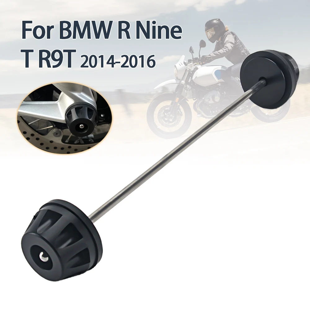 

For R Nine T R9T Motorcycle Wheel Protection Crash Pad Front Wheel Axle Fork Crash Slider Accessories For BMW R nine T 2014-2016