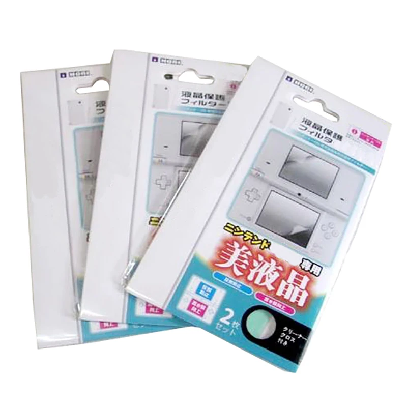 OSTENT Top Bottom Clear Protective Film Surface Guard Cover for Nintendo DSi NDSi LCD Screen Protector