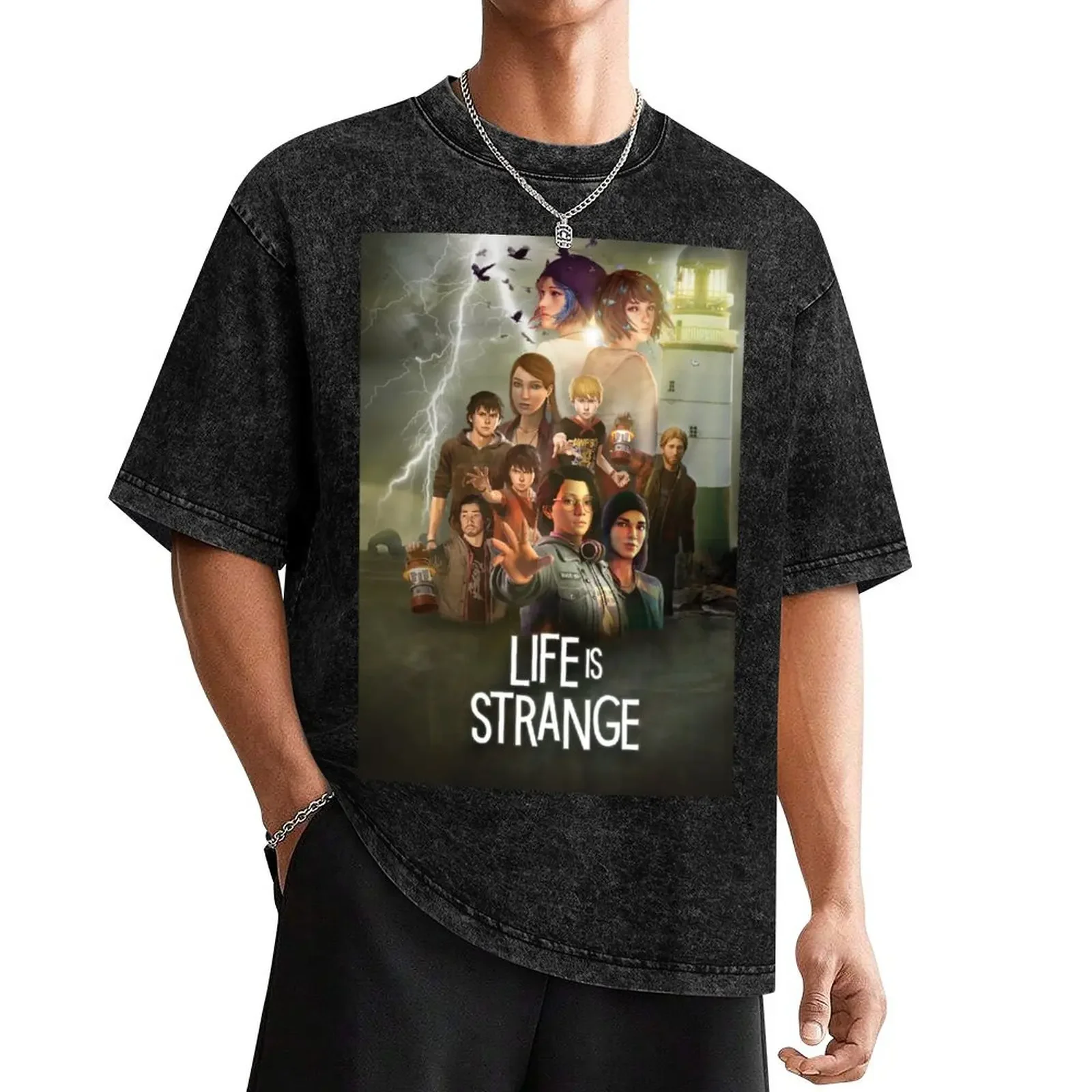 

Life Is Strange Movie Poster T-Shirt boys animal print blacks heavyweights t shirts for men pack