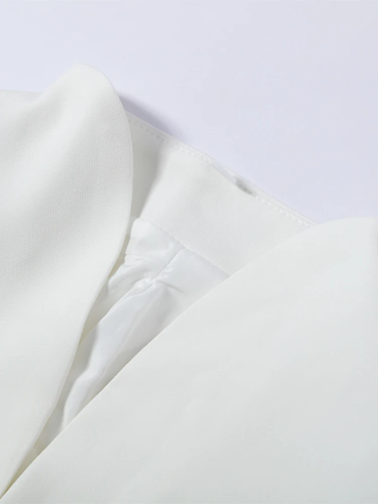 Puffärmel-Oberteil mit Froschknöpfen und Taillenschnürung für Damen, Vintage-Stehkragen, Kurze Ärmel, Rüschen, Schlankes Top, Modische Damenmode, Neue Streetwear – Detail 12