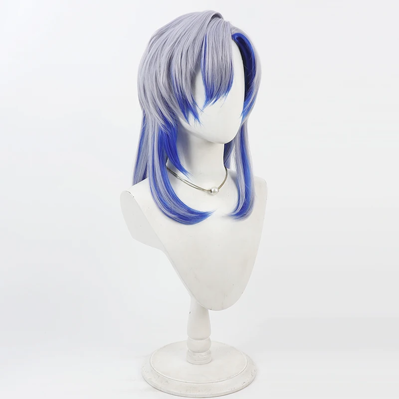 NIJISANJI Virtual YouTube Milan Kestrel Cos Cosplay Wig Halloween Carnival Party Prop Synthetic Hair Heat Resistant Fiber
