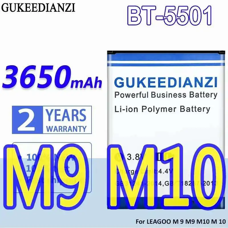 

3650Mah BT-5501 Premium Replacement Mobile Phone Battery For Leagoo M 9 M9 M10 10 Environmentally Friendly