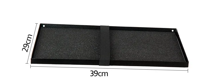 T3-B metal projector tray speaker tray 39x29cm with 1/4 inch screw 3/8 screw DIY accessory parts rectangular plate