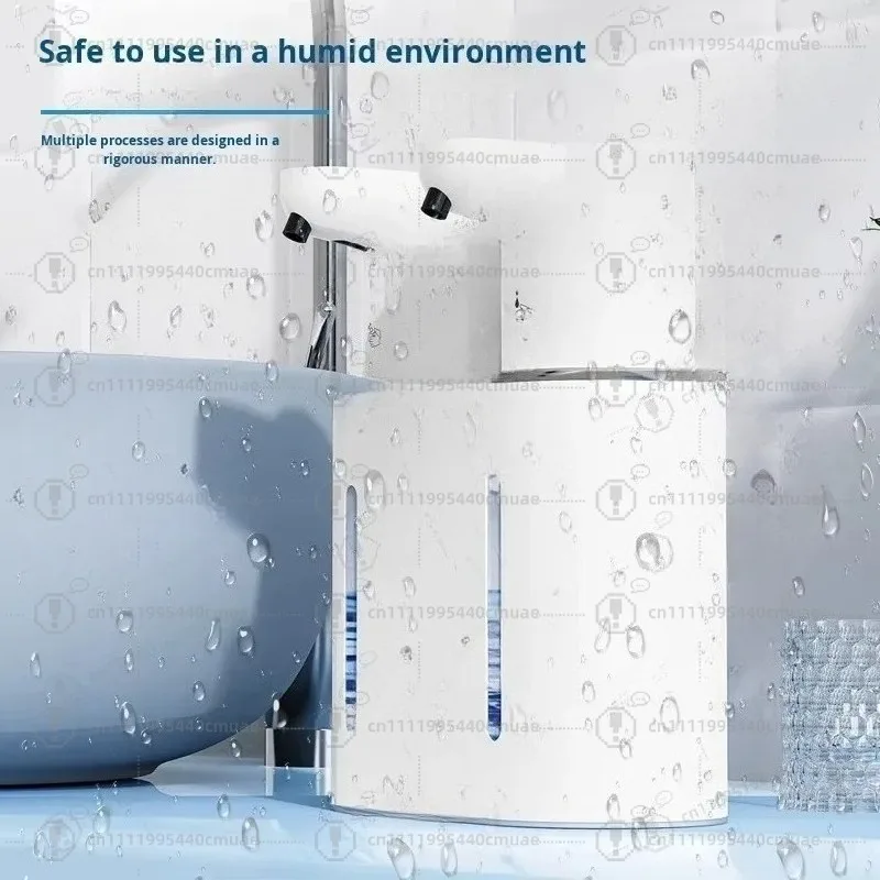 Automatic Sensor Soap Dispenser Foam Machine Double Head ABS Material 800ml Capacity Wall Mounted Hand Sanitizer Unit