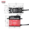 AFRC-D3623HBH-S 고속 브러시리스 프로그래밍 가능 서보, ALIGN OXY5 MEG, SAB 고블린 RAW 700, 450-700 클래스 헬리콥터용 6
