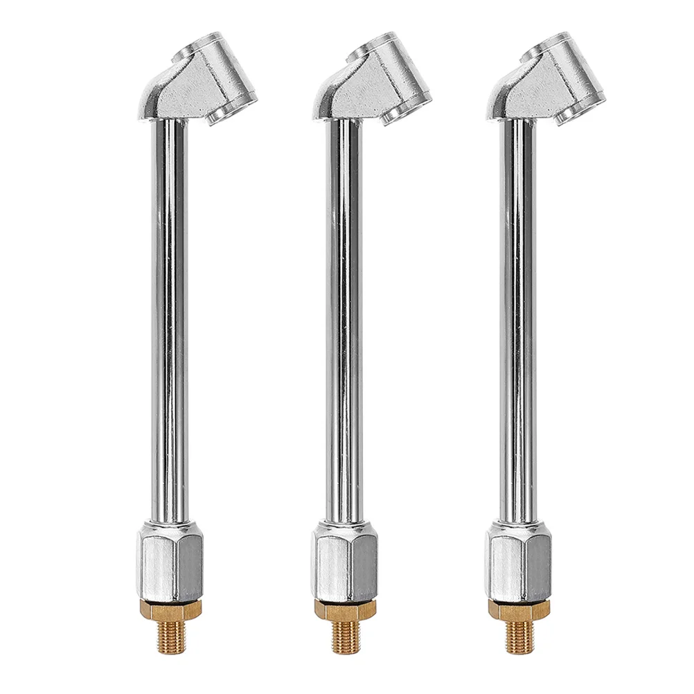 

3Pcs Long-Lasting Tire Inflator Nozzle Adapter Set Car Bicycle Motorbike Efficient Inflation Compact Design Easy Operation