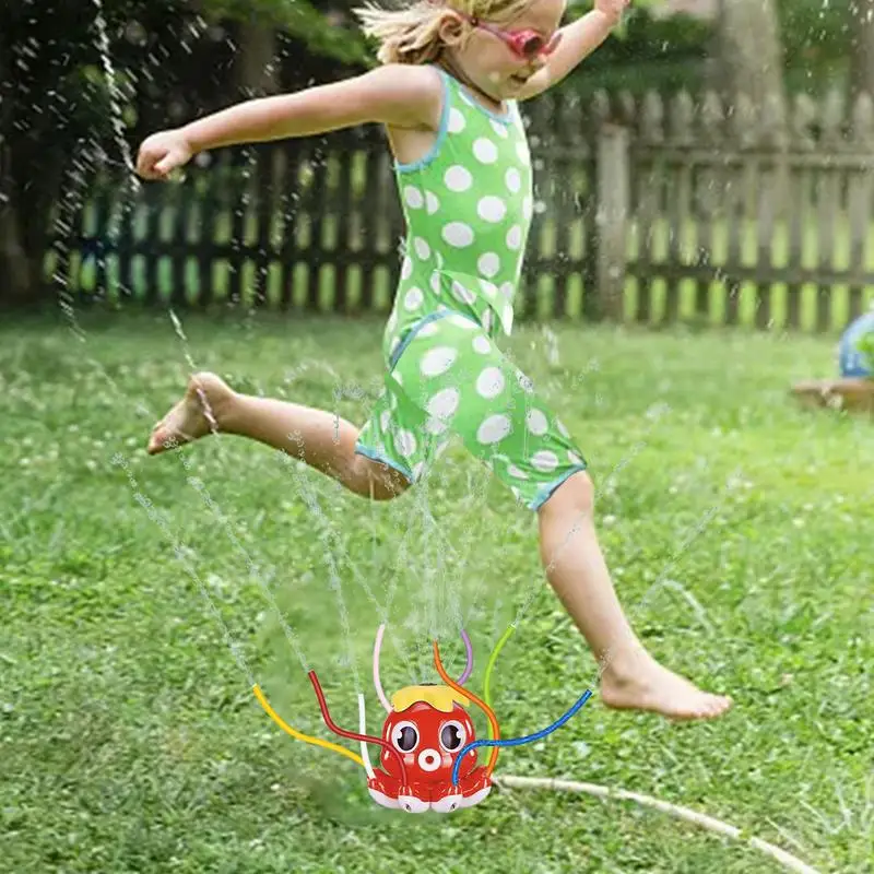 Outdoor-Wassers prüh sprinkler für Kinder Octopus Form Wassers prüh spielzeug glatt sicher Wassers prinkler Sommer außerhalb Spielzeug für